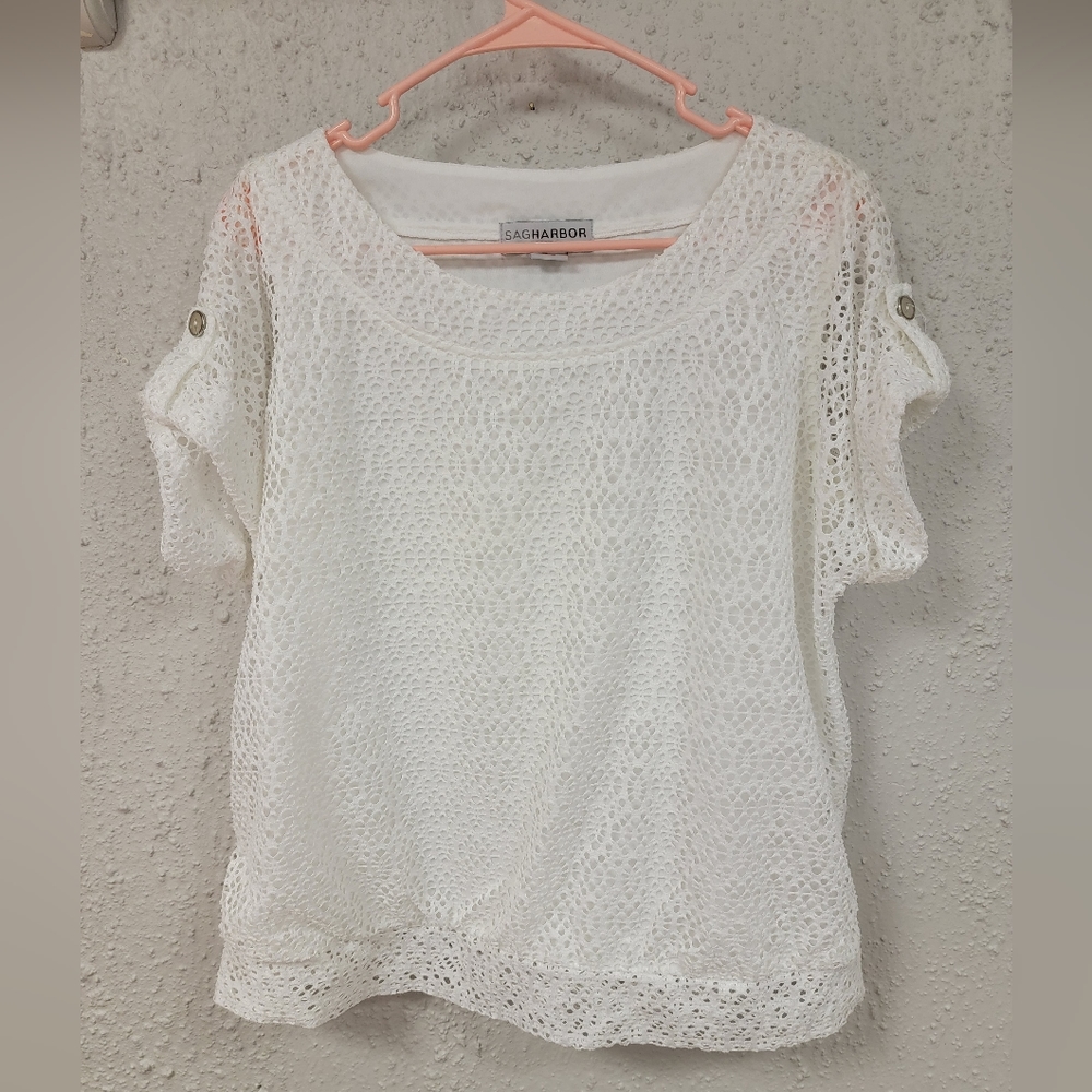 Sag Harbor- Women's Layered Blouse - Picture 2 of 7